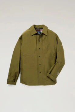 Woolrich Giacca A Camicia In GORE-TEX INFINIUM - Uomo - Verde -Offerta Economica Vestiario CFWJOU0122MRUT3473 OL 4