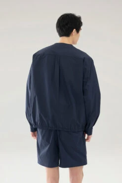 Woolrich Cardigan High Aeration In Tessuto Ripstop Elasticizzato - Uomo - Blu -Offerta Economica Vestiario CFWJOU0124MRUT3477 N 3