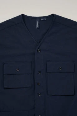 Woolrich Cardigan High Aeration In Tessuto Ripstop Elasticizzato - Uomo - Blu -Offerta Economica Vestiario CFWJOU0124MRUT3477 N 5