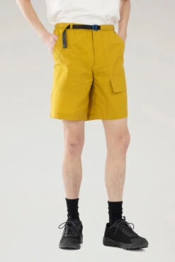 Woolrich Pantaloncini Ranch In Nylon Riciclato - Uomo - Giallo