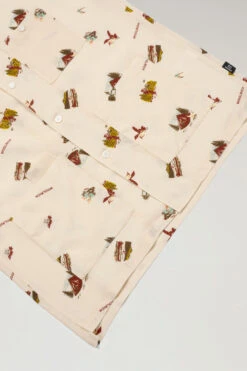 Woolrich Camicia A Maniche Corte In Lyocell Con Stampa - Uomo - Beige 15 Woolrich Camicia A Maniche Corte In Lyocell Con Stampa - Uomo - Beige -Offerta Economica Vestiario CFWJSI0042MRUT3479 BE 6