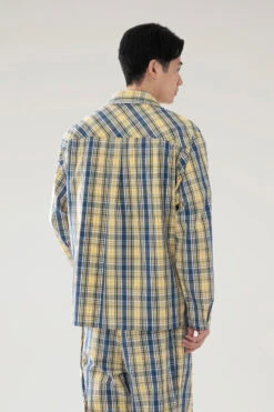 Woolrich Giacca A Camicia A Quadri In Misto Cotone E Lana - Uomo - Giallo -Offerta Economica Vestiario CFWJSI0045MRUT3478 YC 3