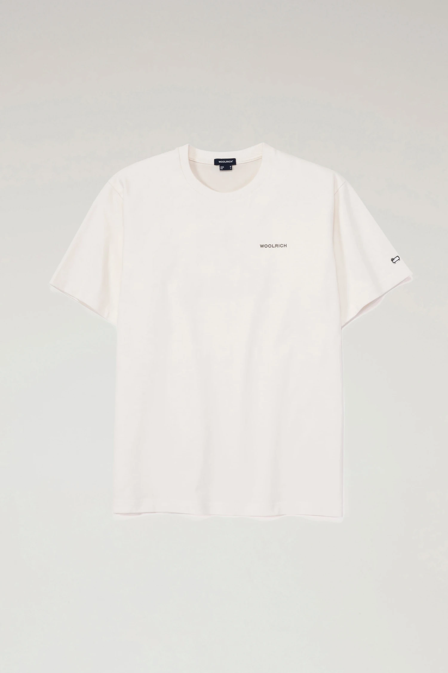 Woolrich T-shirt In Puro Cotone Con Stampa Sul Retro - Uomo - Bianco 6 Woolrich T-shirt In Puro Cotone Con Stampa Sul Retro - Uomo - Bianco - immagine 4