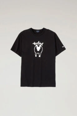 Woolrich T-shirt Sheep In Puro Cotone - Uomo - Nero 11 Woolrich T-shirt Sheep In Puro Cotone - Uomo - Nero -Offerta Economica Vestiario CFWJTE0070MRUT3487 K 3