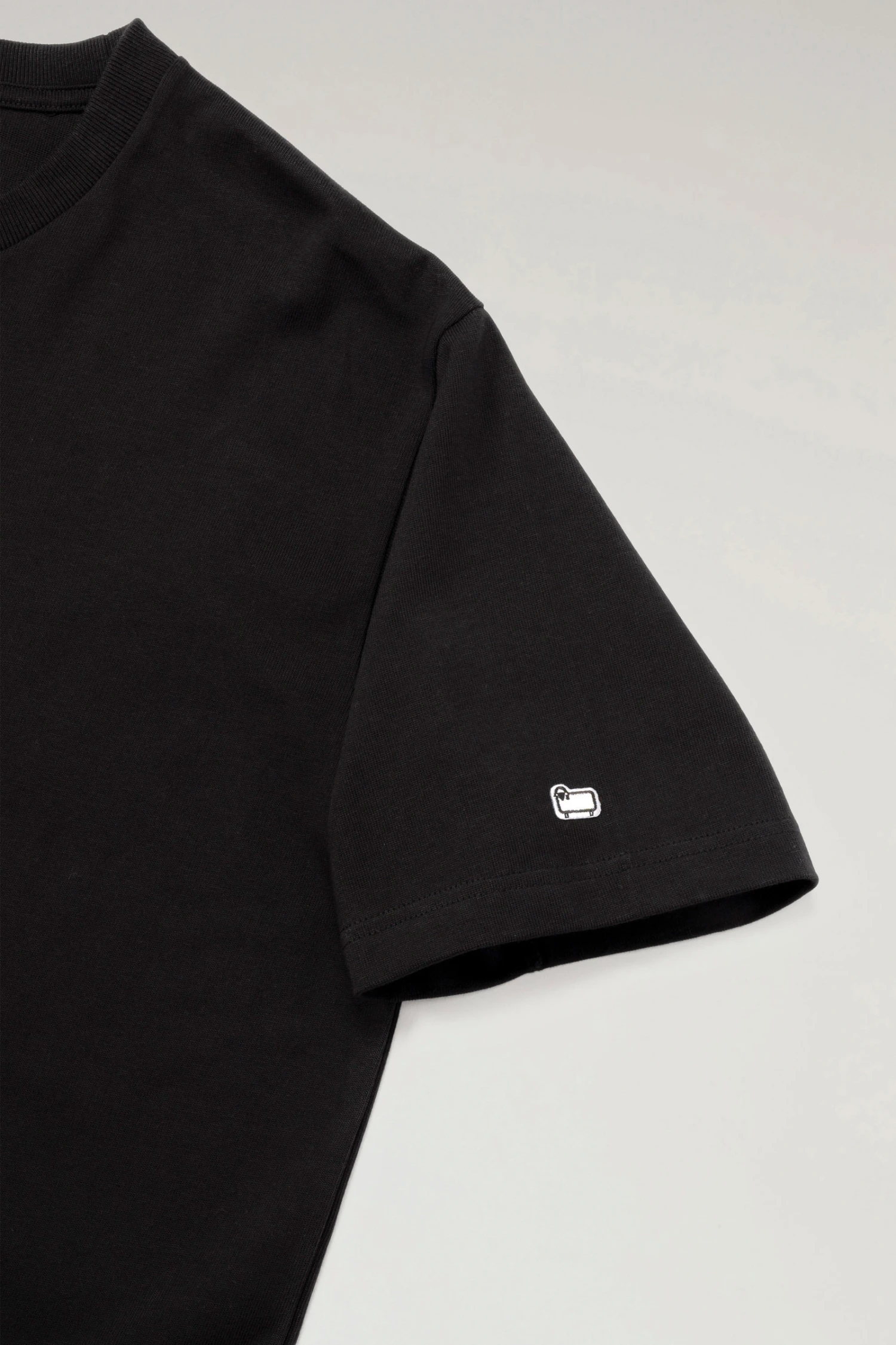 Woolrich T-shirt Sheep In Puro Cotone - Uomo - Nero 8 Woolrich T-shirt Sheep In Puro Cotone - Uomo - Nero - immagine 6