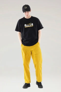 Woolrich Pantaloni Ranch In Nylon Riciclato - Uomo - Giallo