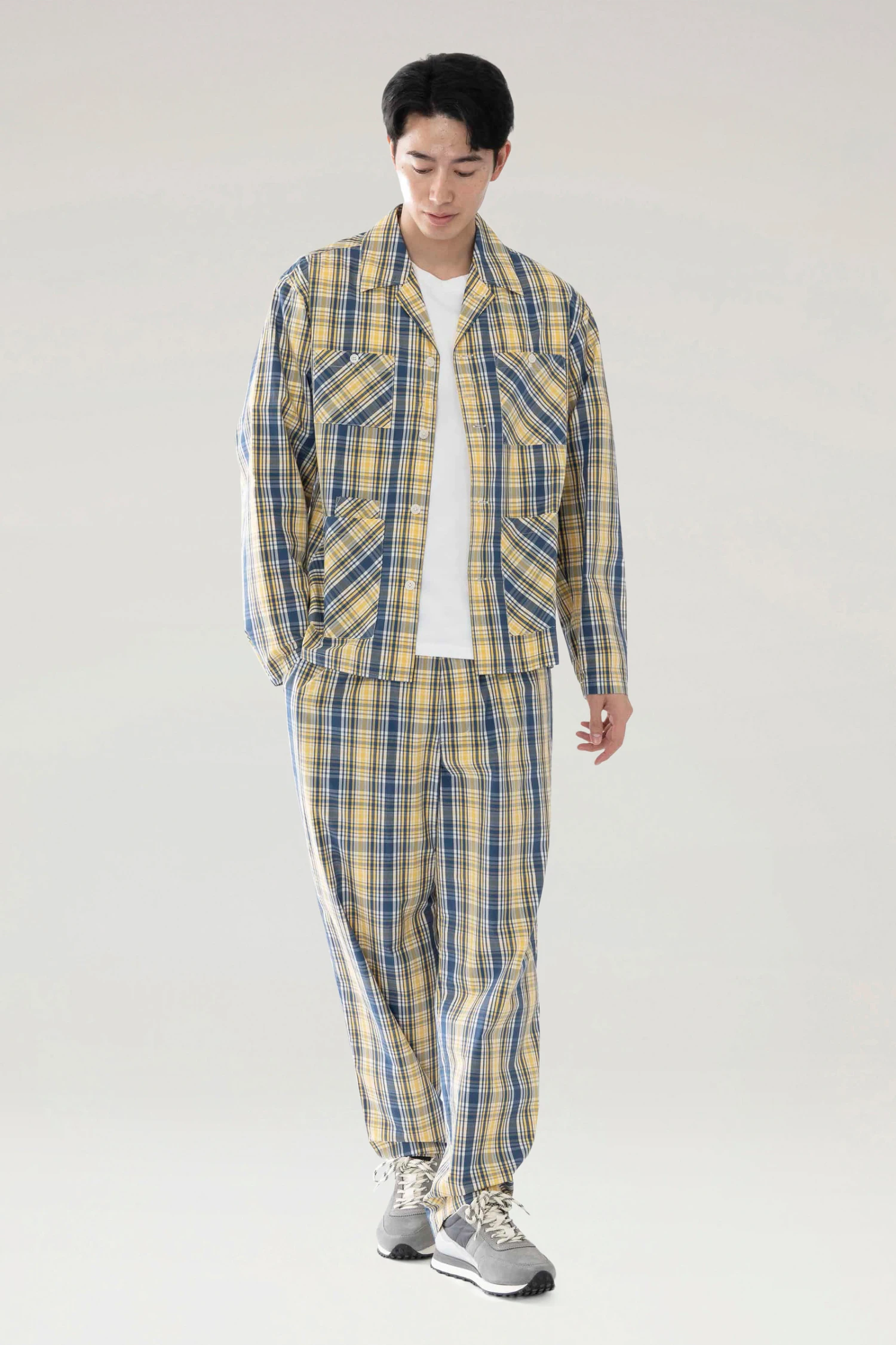 Woolrich Pantaloni In Misto Lana E Cotone - Uomo - Giallo 6 Woolrich Pantaloni In Misto Lana E Cotone - Uomo - Giallo - immagine 4