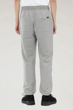 Woolrich Pantaloni Sportivi In Misto Cotone Felpato E Nylon Cordura - Uomo - Grigio -Offerta Economica Vestiario CFWJTR0058MRUT3605 TG 2