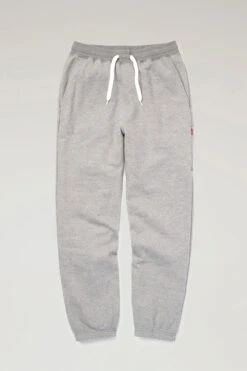 Woolrich Pantaloni Sportivi In Misto Cotone Felpato E Nylon Cordura - Uomo - Grigio -Offerta Economica Vestiario CFWJTR0058MRUT3605 TG 4