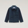 Woolrich Blazer Interlock Da Bambino - Bambino - Blu -Offerta Economica Vestiario CFWKBL0022MRUT2225 3989