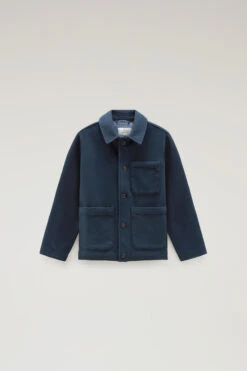 Woolrich Blazer Interlock Da Bambino - Bambino - Blu