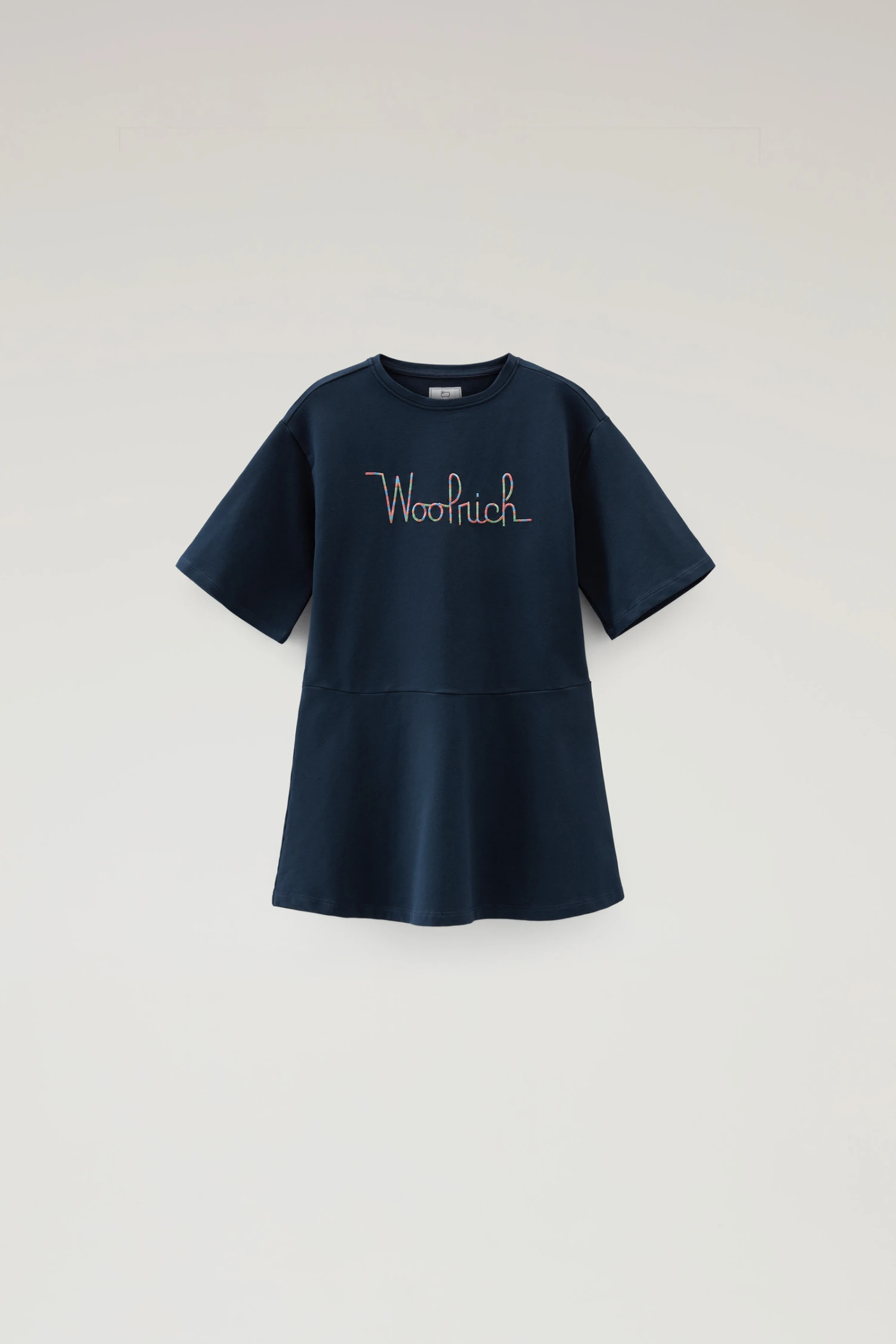Woolrich Vestito Summer Da Bambina In Felpa Di Cotone - Bambina - Blu 3 Woolrich Vestito Summer Da Bambina In Felpa Di Cotone - Bambina - Blu