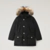 Woolrich Arctic Parka Da Bambino Con Pelliccia Removibile - Bambino - Nero -Offerta Economica Vestiario CFWKOU0187MRUT0641 BLK