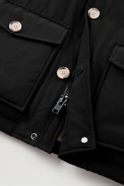 Woolrich Arctic Parka Da Bambino Con Pelliccia Removibile - Bambino - Nero -Offerta Economica Vestiario CFWKOU0187MRUT0641 BLK 5