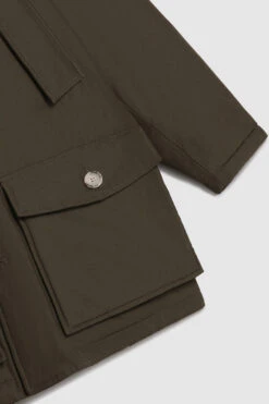 Woolrich Arctic Parka Da Bambino Con Pelliccia Removibile - Bambino - Verde -Offerta Economica Vestiario CFWKOU0187MRUT0641 DAG 4