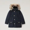 Woolrich Arctic Parka Da Bambino Con Pelliccia Removibile - Bambino - Blu -Offerta Economica Vestiario CFWKOU0187MRUT0641 MLB