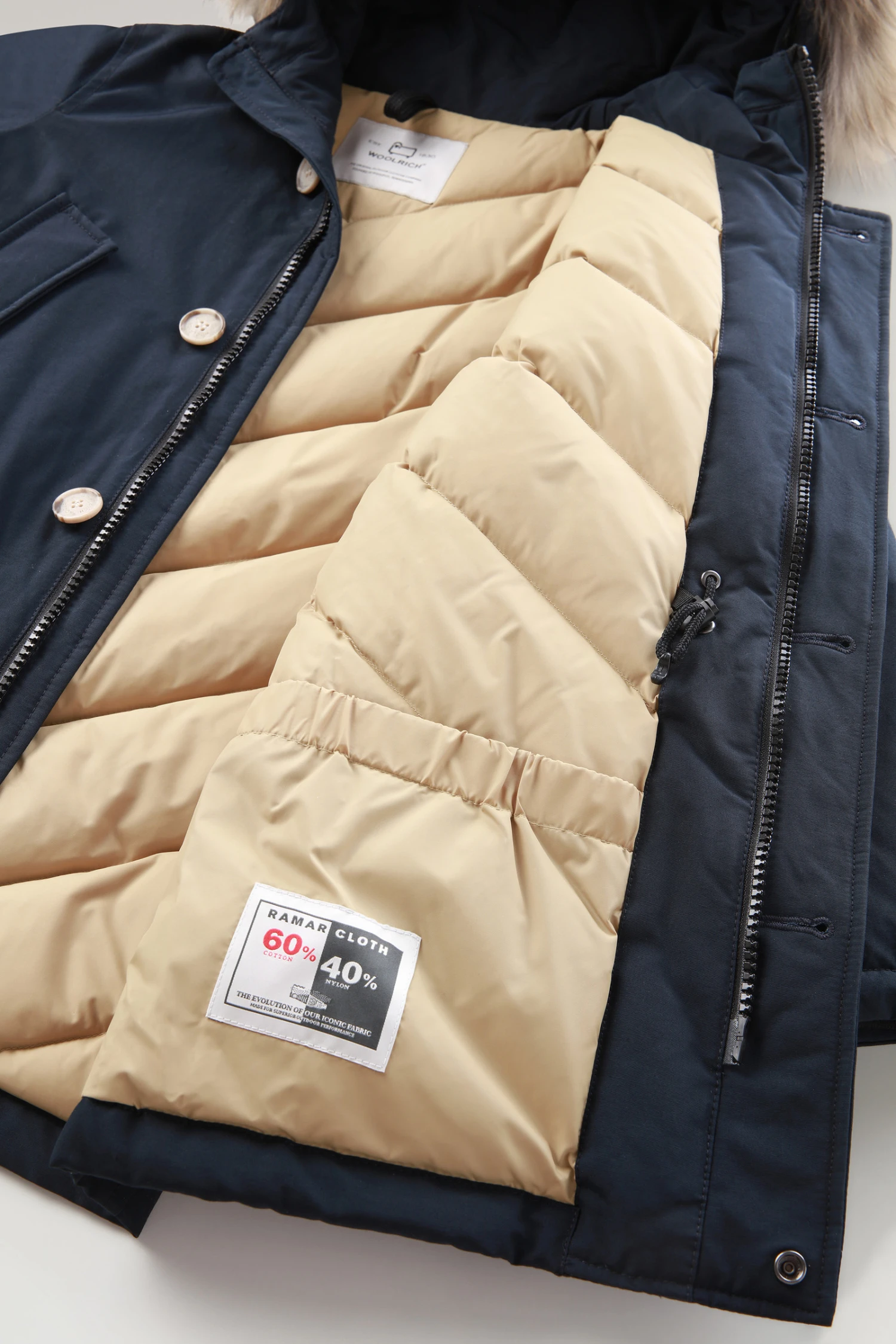 Woolrich Arctic Parka Da Bambino Con Pelliccia Removibile - Bambino - Blu 9 Woolrich Arctic Parka Da Bambino Con Pelliccia Removibile - Bambino - Blu - immagine 7