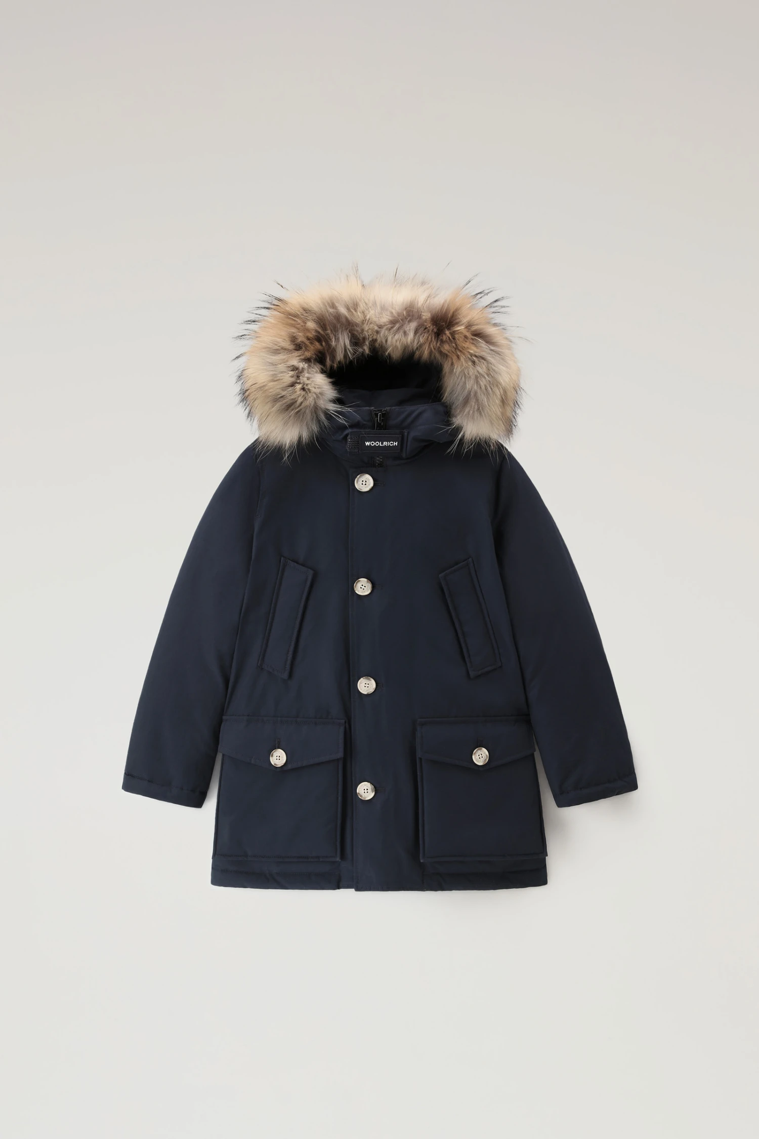 Woolrich Arctic Parka Da Bambino Con Pelliccia Removibile - Bambino - Blu 3 Woolrich Arctic Parka Da Bambino Con Pelliccia Removibile - Bambino - Blu