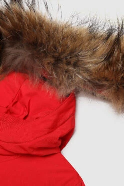 Woolrich Arctic Parka Da Bambino Con Pelliccia Removibile - Bambino - Rosso -Offerta Economica Vestiario CFWKOU0187MRUT0641 MSC 3