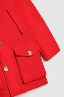 Woolrich Arctic Parka Da Bambino Con Pelliccia Removibile - Bambino - Rosso -Offerta Economica Vestiario CFWKOU0187MRUT0641 MSC 4