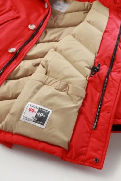 Woolrich Arctic Parka Da Bambino Con Pelliccia Removibile - Bambino - Rosso -Offerta Economica Vestiario CFWKOU0187MRUT0641 MSC 6