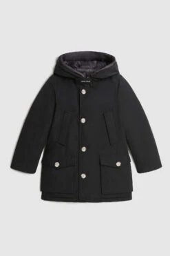 Woolrich Arctic Parka Da Bambino In Ramar Cloth - Bambino - Nero