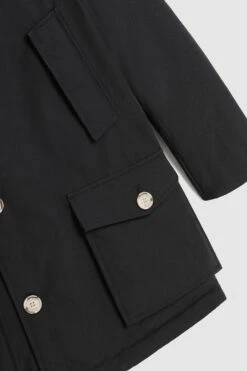 Woolrich Arctic Parka Da Bambino In Ramar Cloth - Bambino - Nero -Offerta Economica Vestiario CFWKOU0188MRUT0641 BLK 3