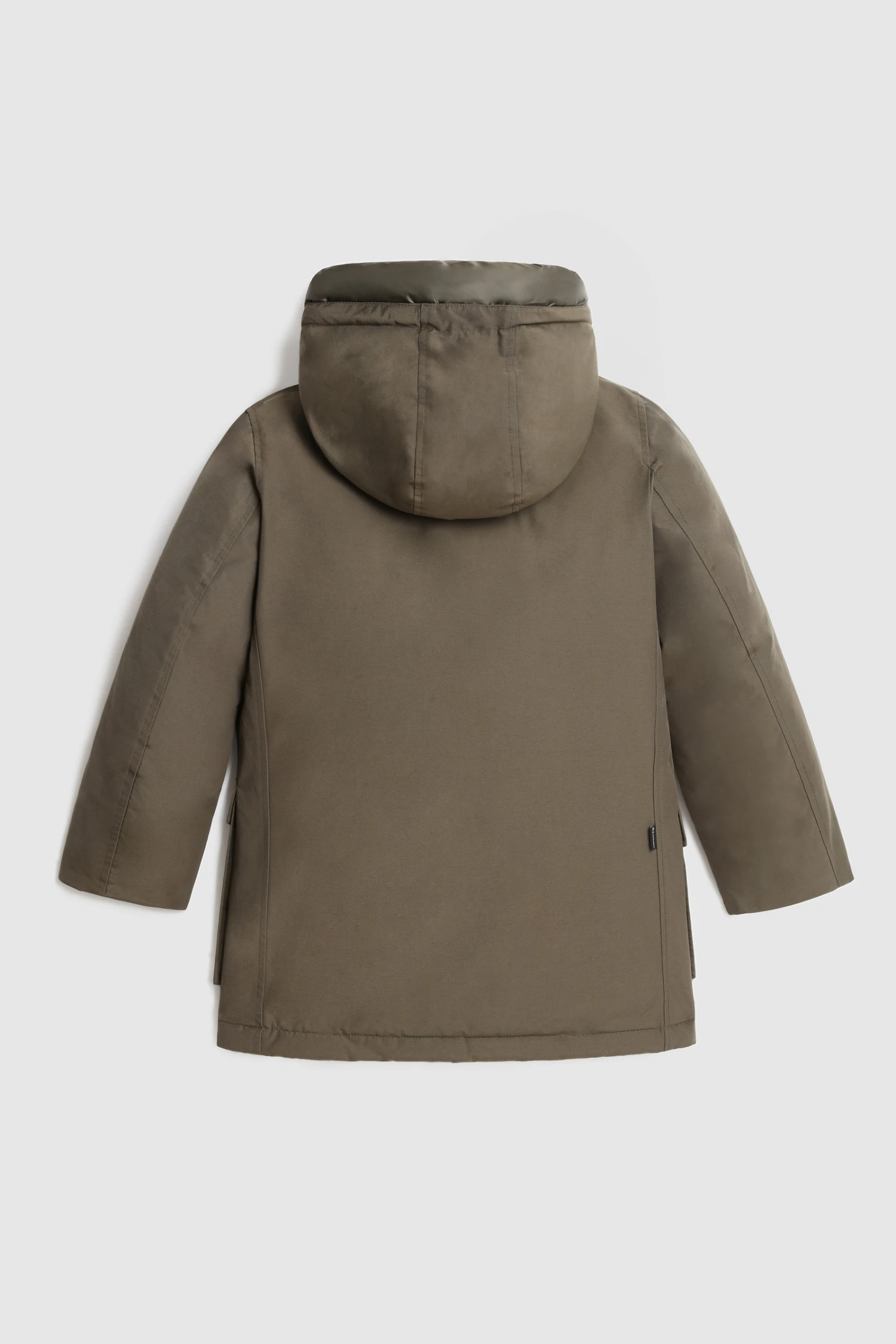 Woolrich Arctic Parka Da Bambino In Ramar Cloth - Bambino - Verde 4 Woolrich Arctic Parka Da Bambino In Ramar Cloth - Bambino - Verde - immagine 2