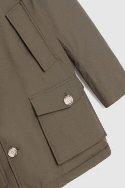 Woolrich Arctic Parka Da Bambino In Ramar Cloth - Bambino - Verde 10 Woolrich Arctic Parka Da Bambino In Ramar Cloth - Bambino - Verde -Offerta Economica Vestiario CFWKOU0188MRUT0641 DAG 3