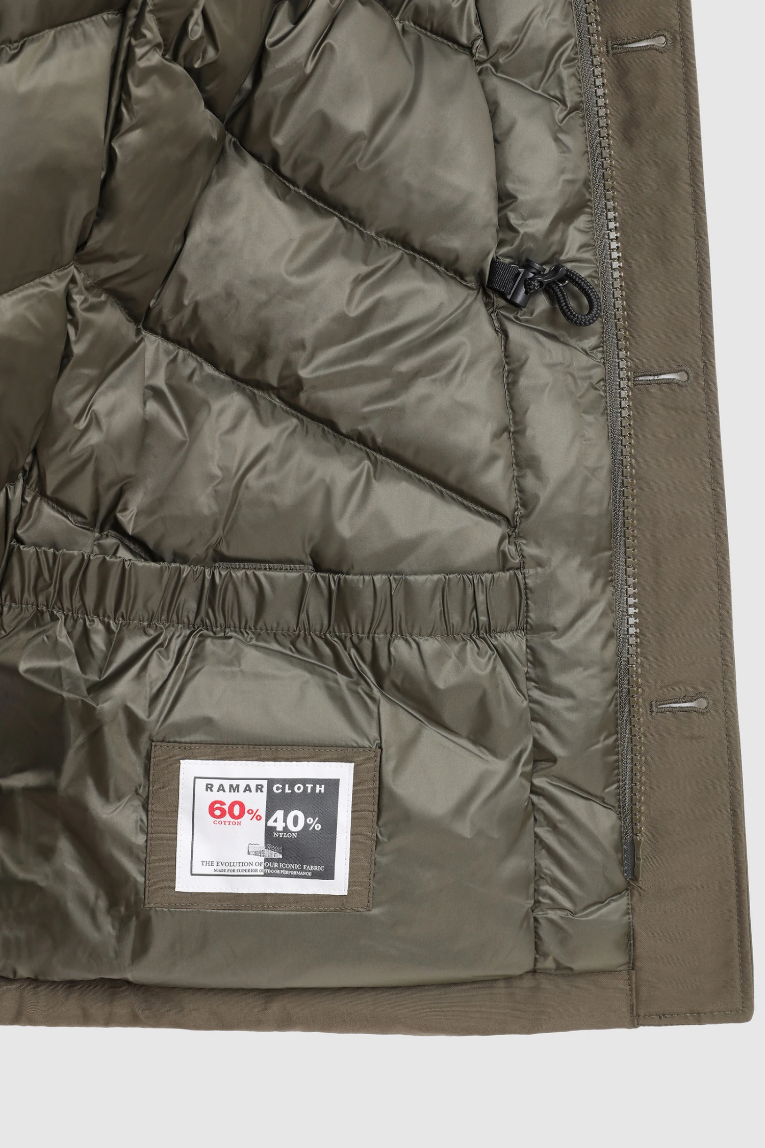 Woolrich Arctic Parka Da Bambino In Ramar Cloth - Bambino - Verde 7 Woolrich Arctic Parka Da Bambino In Ramar Cloth - Bambino - Verde - immagine 5