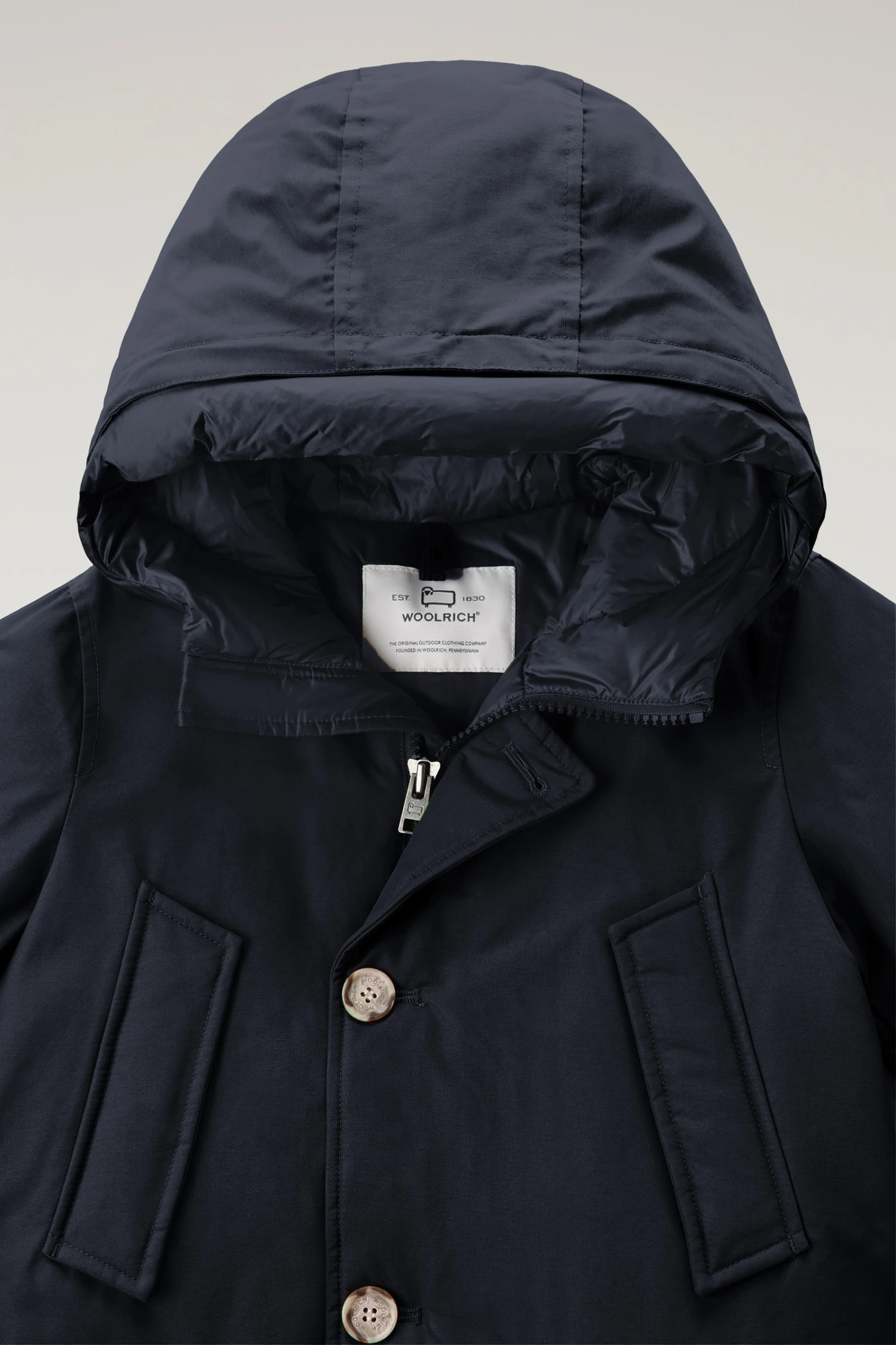 Woolrich Arctic Parka Da Bambino In Ramar Cloth - Bambino - Blu 5 Woolrich Arctic Parka Da Bambino In Ramar Cloth - Bambino - Blu - immagine 3
