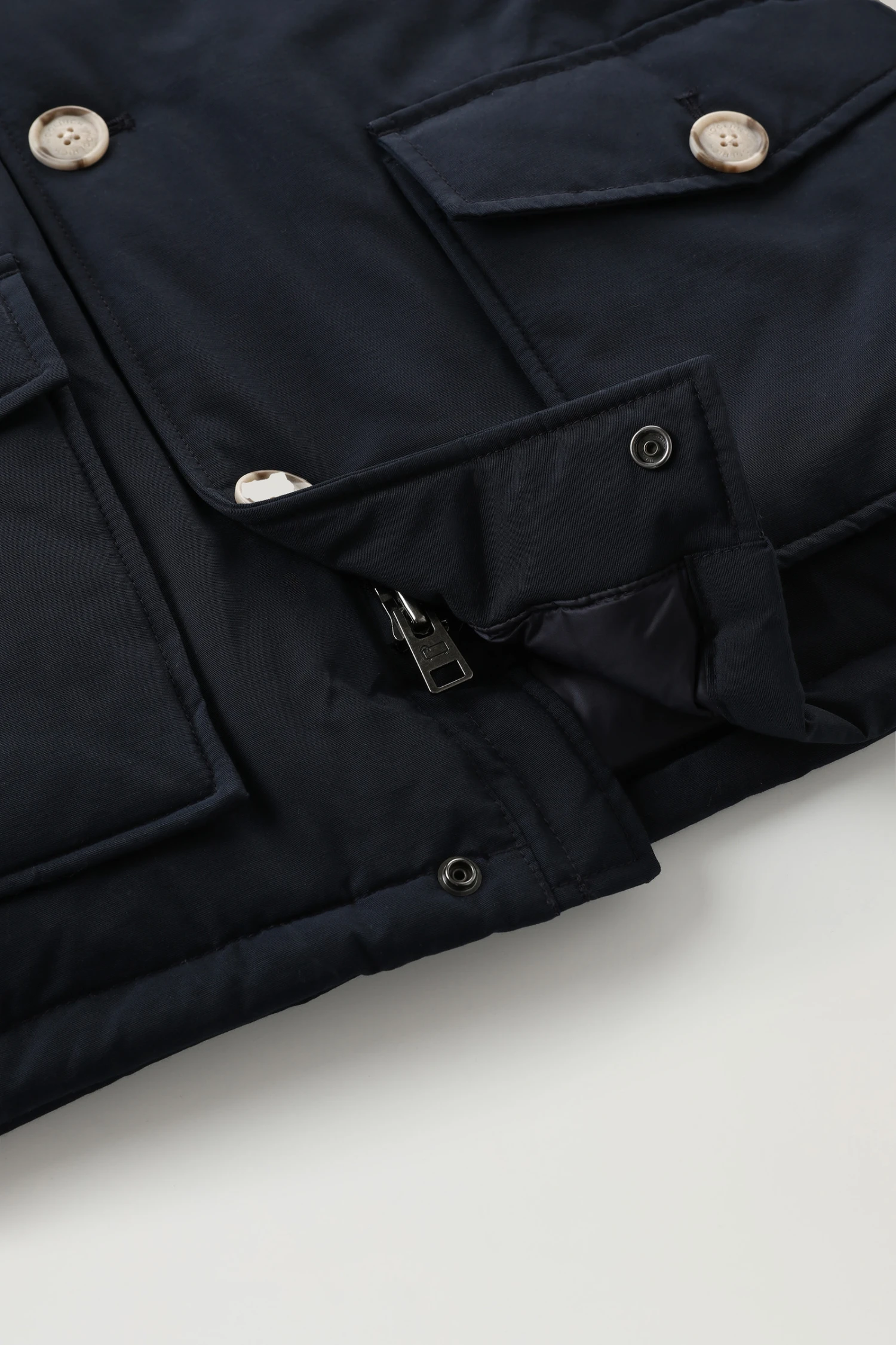 Woolrich Arctic Parka Da Bambino In Ramar Cloth - Bambino - Blu 7 Woolrich Arctic Parka Da Bambino In Ramar Cloth - Bambino - Blu - immagine 5