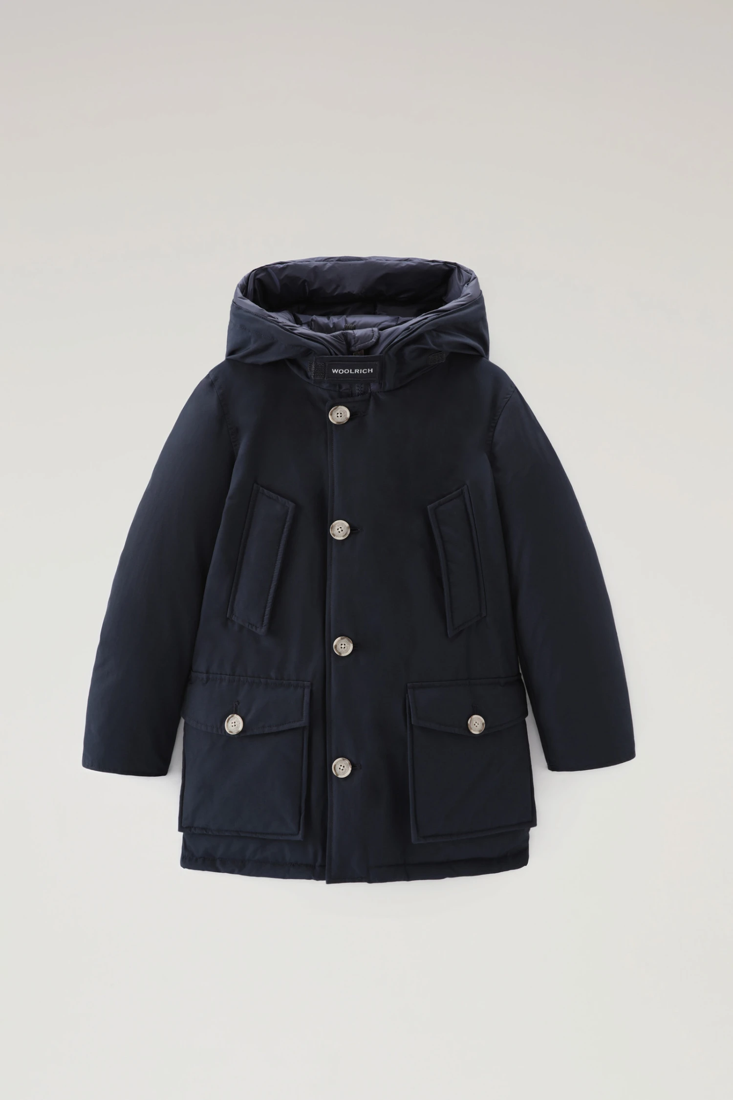 Woolrich Arctic Parka Da Bambino In Ramar Cloth - Bambino - Blu 3 Woolrich Arctic Parka Da Bambino In Ramar Cloth - Bambino - Blu