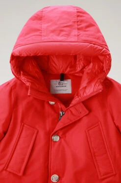 Woolrich Arctic Parka Da Bambino In Ramar Cloth - Bambino - Rosso -Offerta Economica Vestiario CFWKOU0188MRUT0641 MSC 2