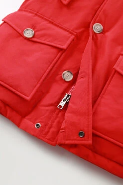 Woolrich Arctic Parka Da Bambino In Ramar Cloth - Bambino - Rosso -Offerta Economica Vestiario CFWKOU0188MRUT0641 MSC 4