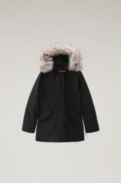 Woolrich Arctic Parka Da Bambina Con Pelliccia Removibile - Bambina - Nero