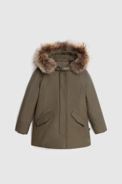 Woolrich Arctic Parka Da Bambina Con Pelliccia Removibile - Bambina - Verde