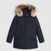 Woolrich Arctic Parka Da Bambina Con Pelliccia Removibile - Bambina - Blu