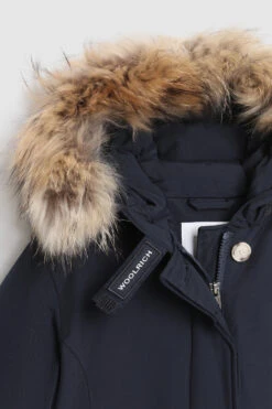 Woolrich Arctic Parka Da Bambina Con Pelliccia Removibile - Bambina - Blu -Offerta Economica Vestiario CFWKOU0221FRUT0641 MLB 2