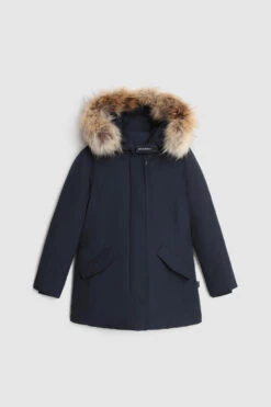 Woolrich Arctic Parka Da Bambina Con Pelliccia Removibile - Bambina - Blu