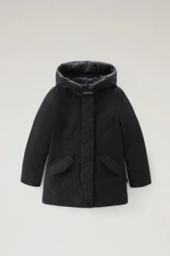 Woolrich Arctic Parka Da Bambina In Ramar Cloth - Bambina - Nero