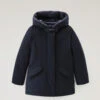 Woolrich Arctic Parka Da Bambina In Ramar Cloth - Bambina - Blu