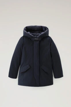 Woolrich Arctic Parka Da Bambina In Ramar Cloth - Bambina - Blu