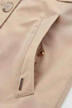 Woolrich Trench Da Bambina In Stretch Twill - Bambina - Beige -Offerta Economica Vestiario CFWKOU0263FRUT2896 8925 5