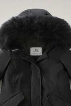 Woolrich Arctic Parka Luxury In Urban Touch Da Bambina Con Pelliccia Di Cashmere - Bambina - Nero -Offerta Economica Vestiario CFWKOU0334FRUT3128 100 2