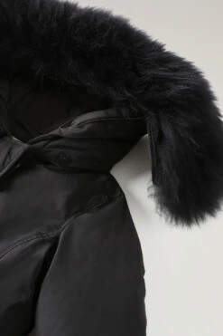 Woolrich Arctic Parka Luxury In Urban Touch Da Bambina Con Pelliccia Di Cashmere - Bambina - Nero -Offerta Economica Vestiario CFWKOU0334FRUT3128 100 3