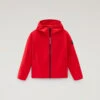 Woolrich Giacca Pacific Da Bambino Con Cappuccio - Bambino - Rosso -Offerta Economica Vestiario CFWKOU0368MRUT3280 5405