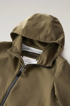 Woolrich Giacca Pacific Da Bambino Con Cappuccio - Bambino - Verde -Offerta Economica Vestiario CFWKOU0368MRUT3280 614 2