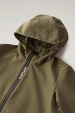 Woolrich Giacca Pacific Da Bambino Con Cappuccio - Bambino - Verde -Offerta Economica Vestiario CFWKOU0368MRUT3280 614 3