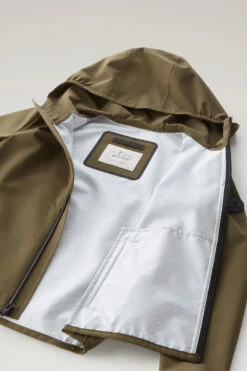 Woolrich Giacca Pacific Da Bambino Con Cappuccio - Bambino - Verde -Offerta Economica Vestiario CFWKOU0368MRUT3280 614 7